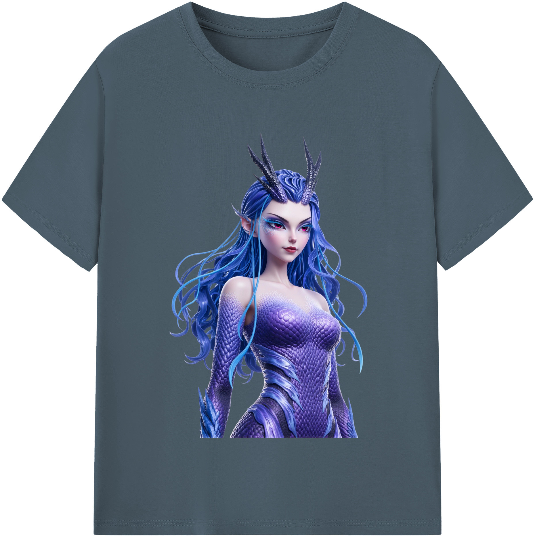 （画像用） Ne Zha 2 ナタ 魔童の大暴れ 綿100％半袖Tシャツ（フロントプリント）